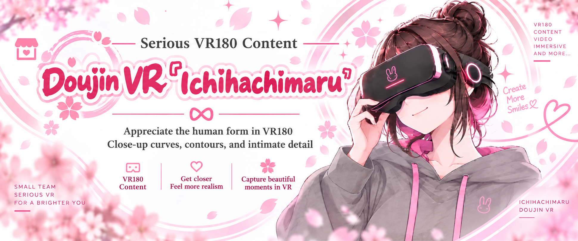 Doujin VR Ichi Hachimaru top banner